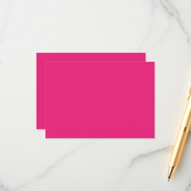 a pink background with a black enclosure card (Front/Back In Situ)