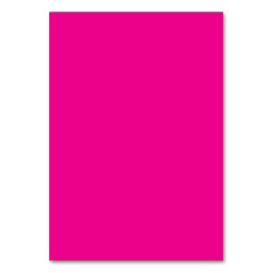 a pink background with a  table number
