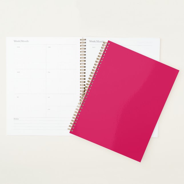 a pink background with a white border planner (Display)