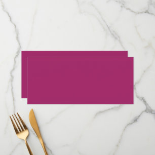 a pink background with a white menu