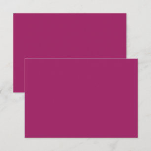 a pink background with a white thank you card