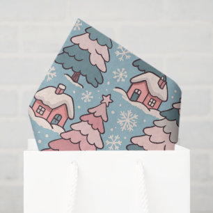 A Pink Christmas Tissue Paper