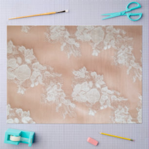 A Pink Lace Series Design #1 Tissue Paper