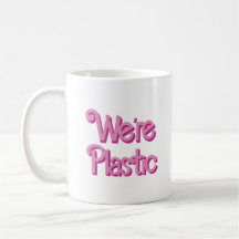 A pink We’re Plastic