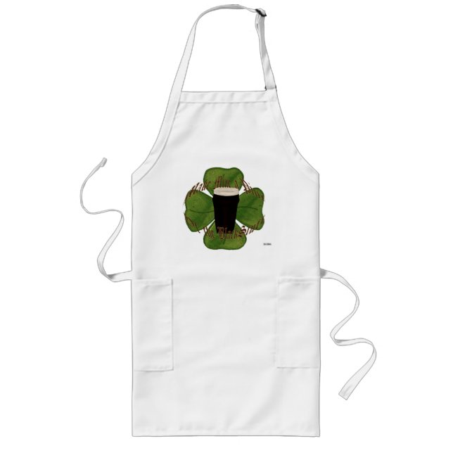 A Pint of the Black Stuff Long Apron (Front)