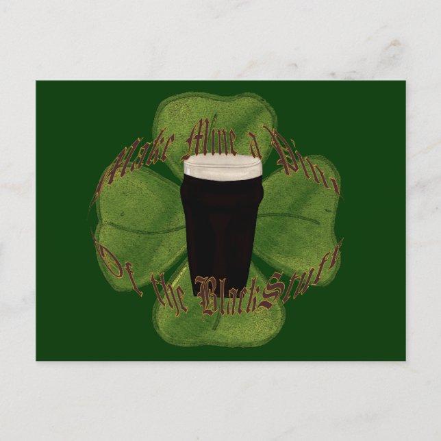 A Pint of the Black Stuff Postcard (Front)