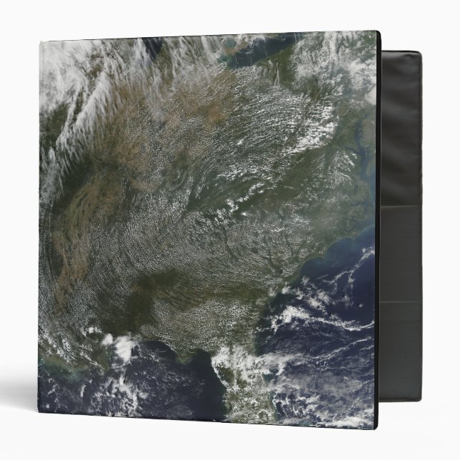 A pinwheel-like pattern of high pressure clouds binder (Front/Inside)