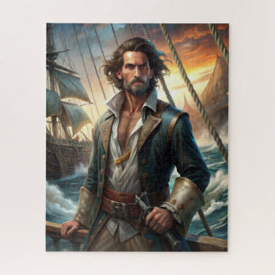 A Pirate from a Ship Jigsaw Puzzle
