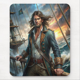 A Pirate from a Ship Mouse Pad
