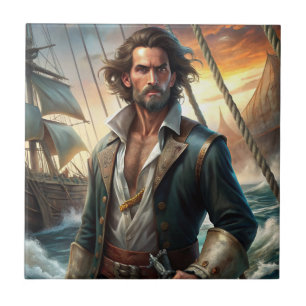 A Pirate from a Ship Tile