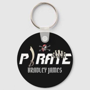 A Pirate   International Talk Like a Pirate day Keychain