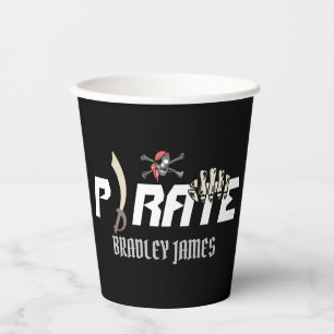 A Pirate   International Talk Like a Pirate day Paper Cups