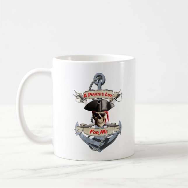 A Pirate Life For Me Coffee Mug (Left)