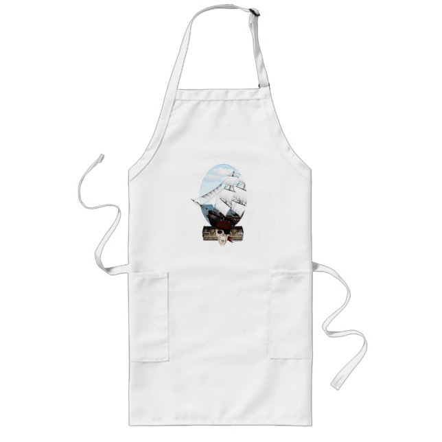 A Pirate Ship Long Apron (Front)