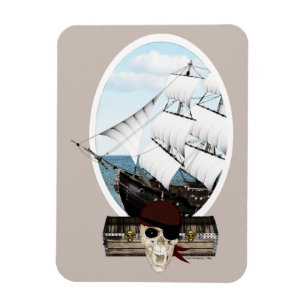 A Pirate Ship Magnet