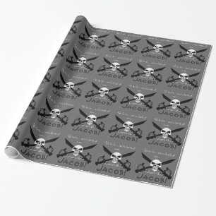 "A Pirates Life for ... !" Personalized Gift Wrap