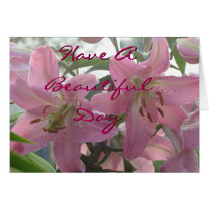 A Pk Lily card-customize any occasion