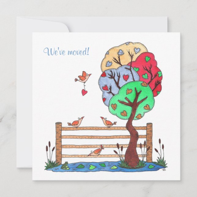 A Place to Hang your Heart Announcement (Front)