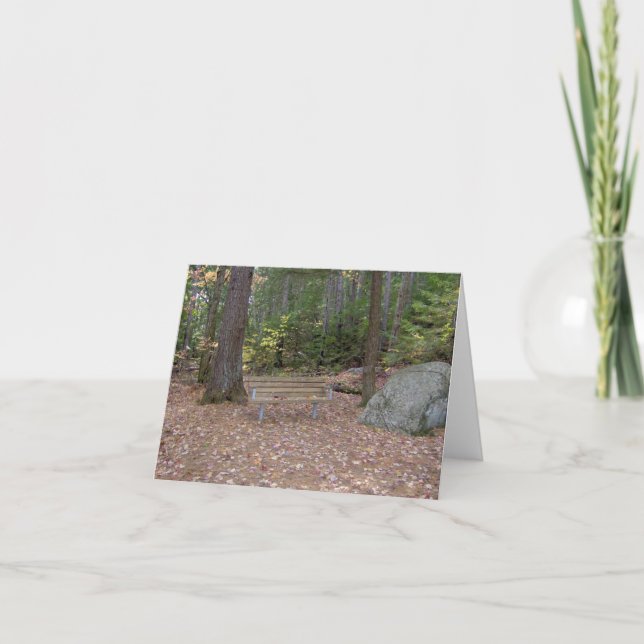 A Place to Think blank notecard (Front)