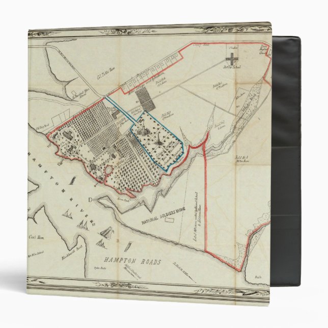 A Plan Of The Property Of The Hampton Normal Binder (Front/Inside)