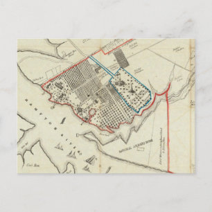A Plan Of The Property Of The Hampton Normal Postcard