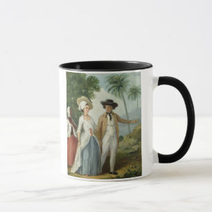 A Planter and his Wife, Attended by a Servant, c.1 Mug