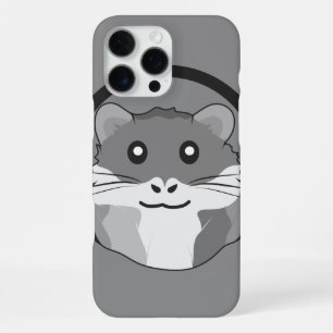 A playful and funny hamster iPhone 16 pro max case