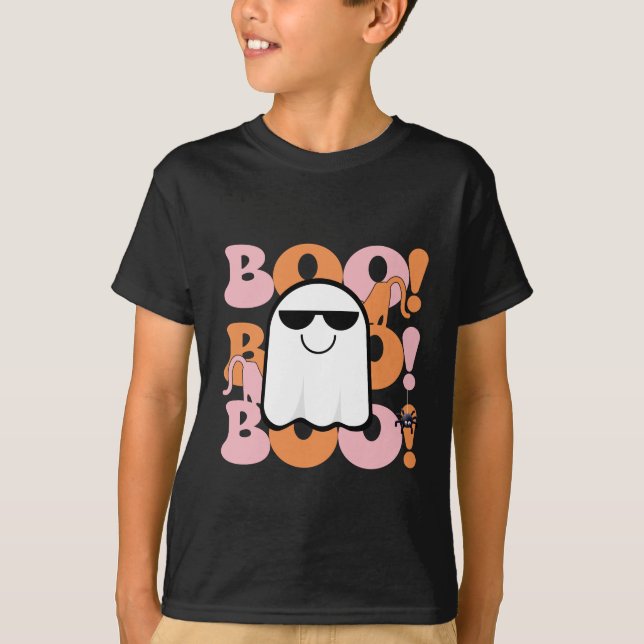 A Playful Halloween Peek-a-Boo! T-Shirt (Front)