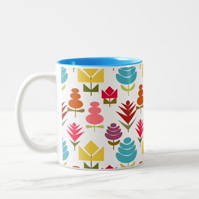 A Plethora of Larger Flowers Mug (Left)