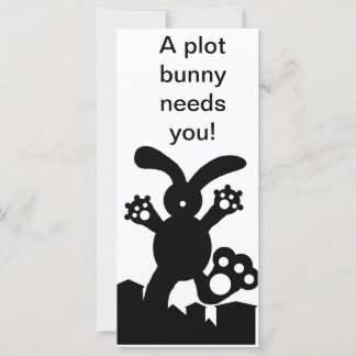 A plot bunny needs you! Book marks
