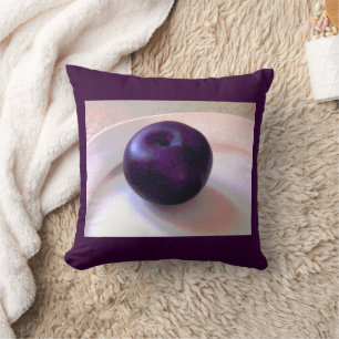A Plum Throw Pillow