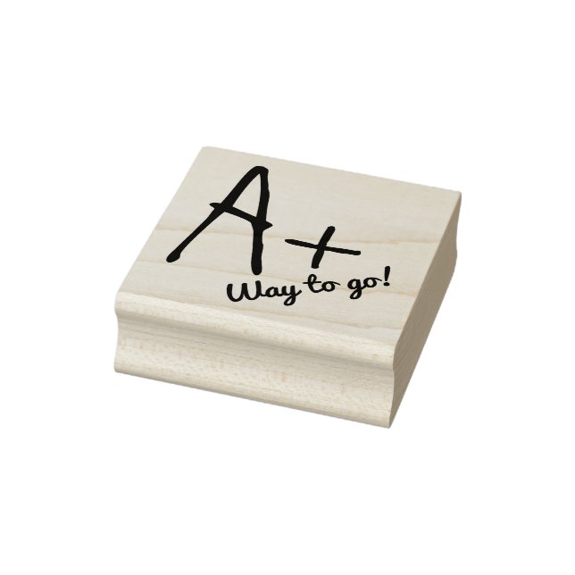 A Plus Comment Teachers Custom Rubber Stamp (Stamp)