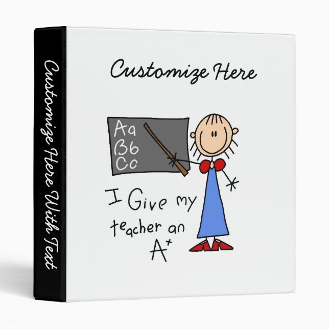A Plus Teacher Binder (Front/Spine)