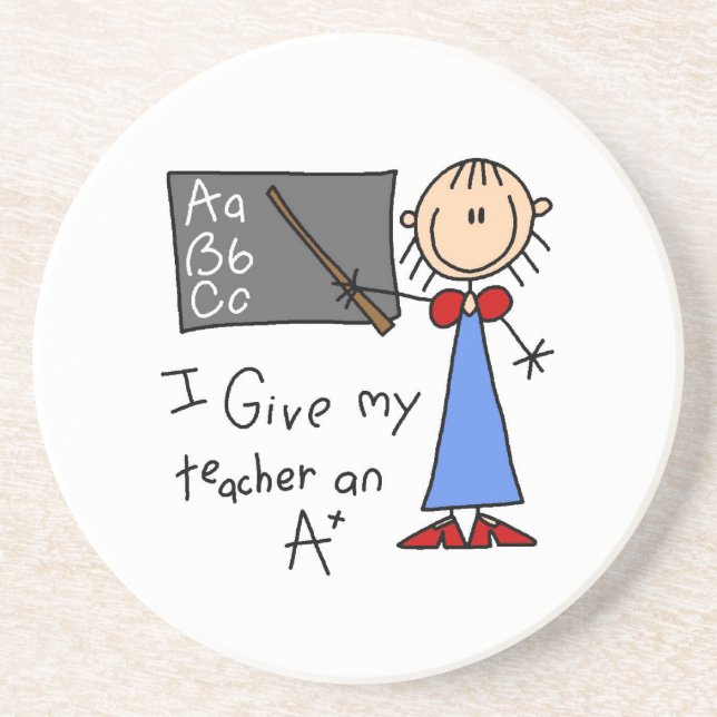 A Plus Teacher Coaster (Front)