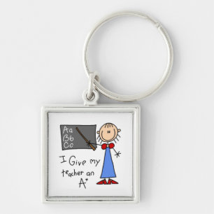 A Plus Teacher Keychain
