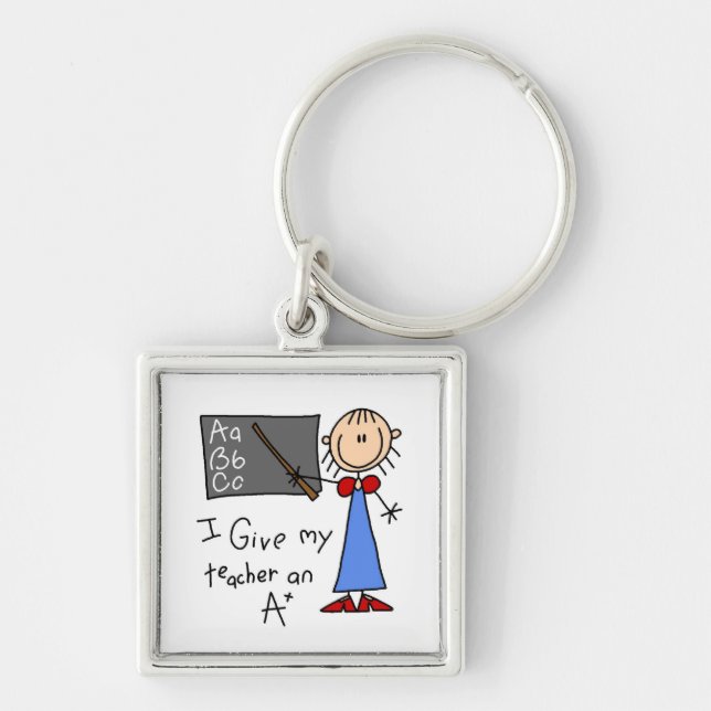 A Plus Teacher Keychain (Front)