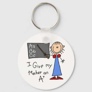 A Plus Teacher Keychain