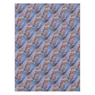 A Pod of Playful Jumping Dolphins Tablecloth