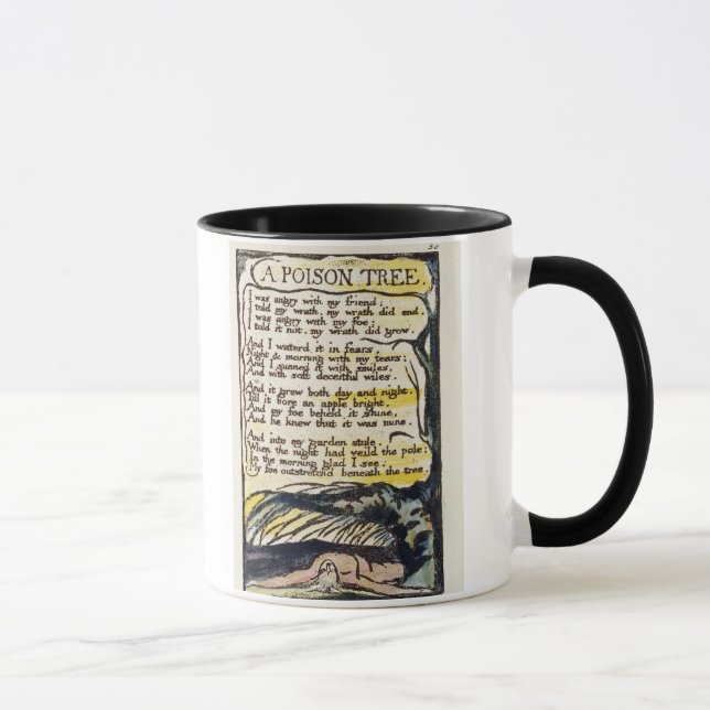'A Poison Tree', plate 50 (Bentley 49) from 'Songs Mug (Right)