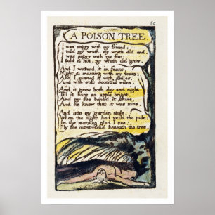 'A Poison Tree', plate 50 (Bentley 49) from 'Songs Poster