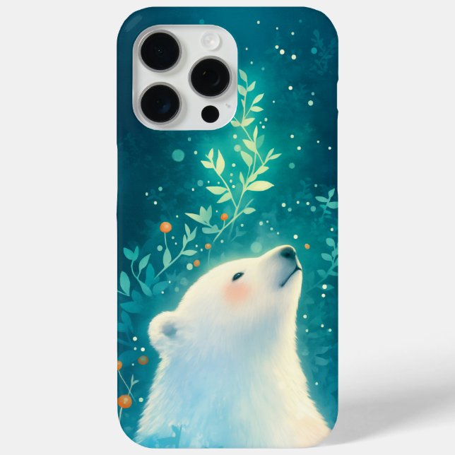 A Polar Bear Tranquil Night Case-Mate iPhone Case (Back)