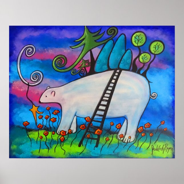 A Polar Bear Welcome Poster (Front)
