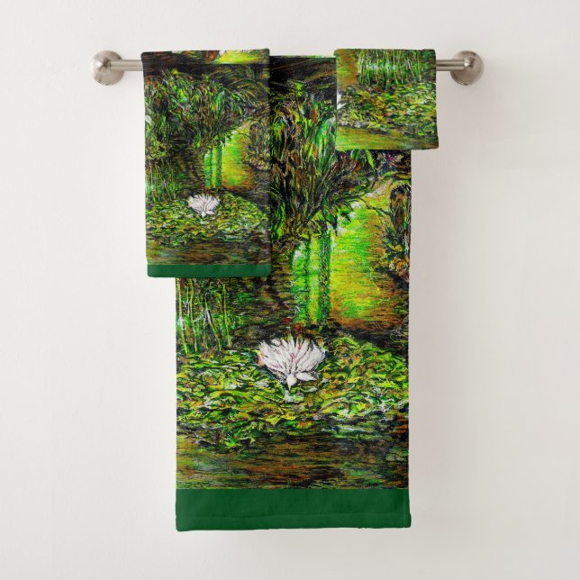 A Pond with Unpure Thoughts Bath Towel Set (Insitu)