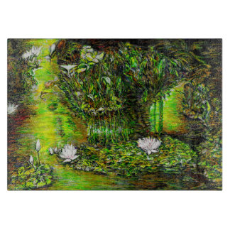 A Pond with Unpure Thoughts Cutting Board