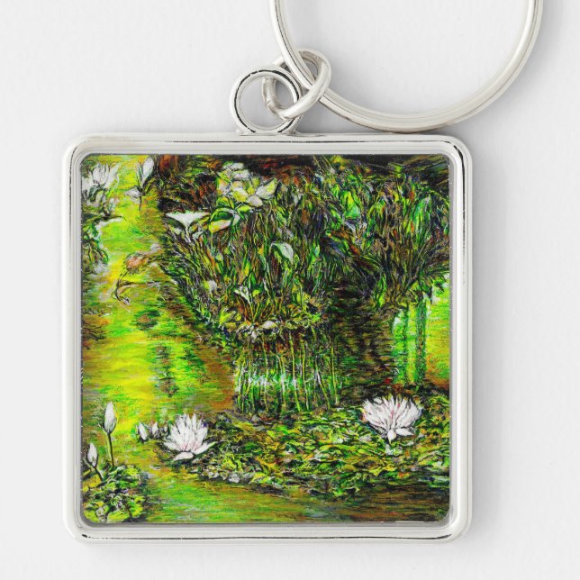 A Pond with Unpure Thoughts Keychain (Front)