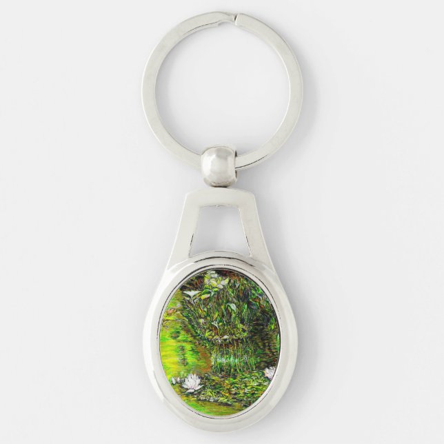 A Pond with Unpure Thoughts Keychain (Front)
