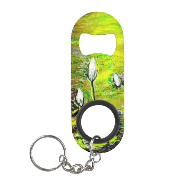 A Pond with Unpure Thoughts Keychain Bottle Opener (Front)