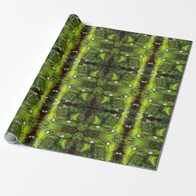 A Pond with Unpure Thoughts Wrapping Paper (Unrolled)