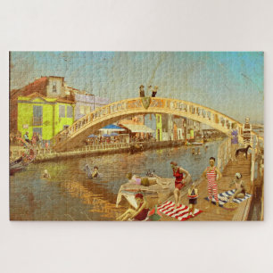 A Ponte dos Carcavelos. Aveiro (Portugal) Jigsaw Puzzle