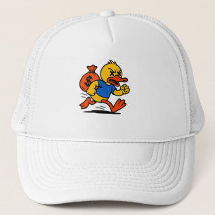A POP ART STYLE THIEF DUCK Trucker Hat